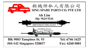 WorldWide Shipping Driveshaft CV joint (constant velocity joint) and Steering Rack