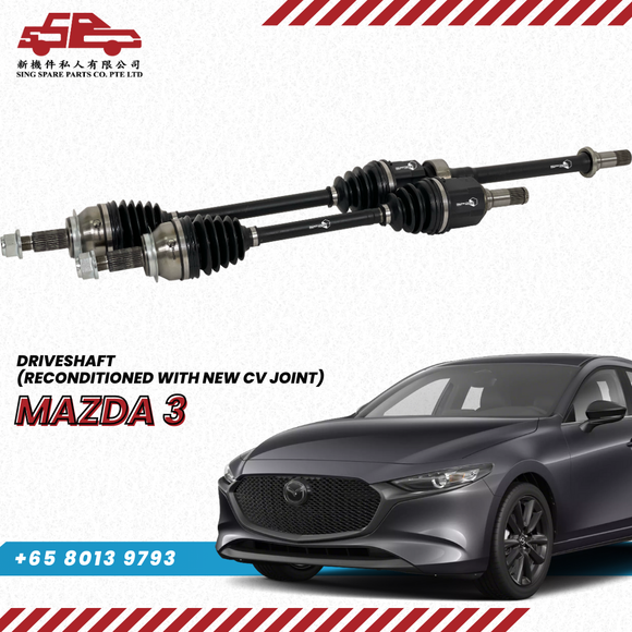 Mazda 3 Skyactive Driveshaft Replacement – Quality Parts & Service
